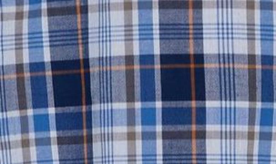 Shop Slate & Stone Plaid Button-down Sport Shirt In Mixed Blue Plaid Madras