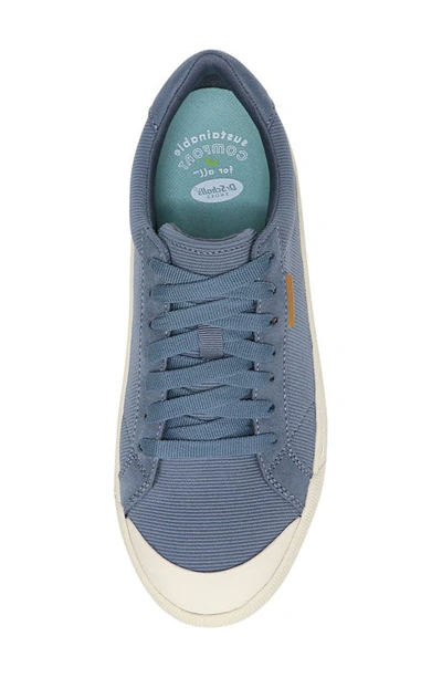 Shop Dr. Scholl's Time Off Sneaker In Lady Blue Fabric