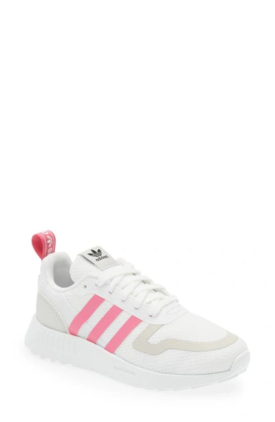 Shop Adidas Originals X Her Studio London Kids' Multix Sneaker In White/ Magenta/ Grey