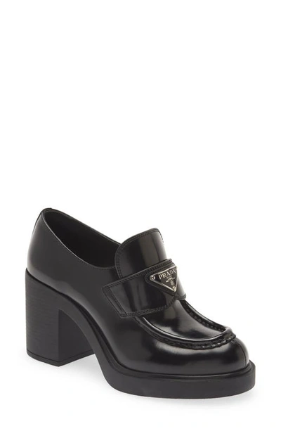 platform loafers prada