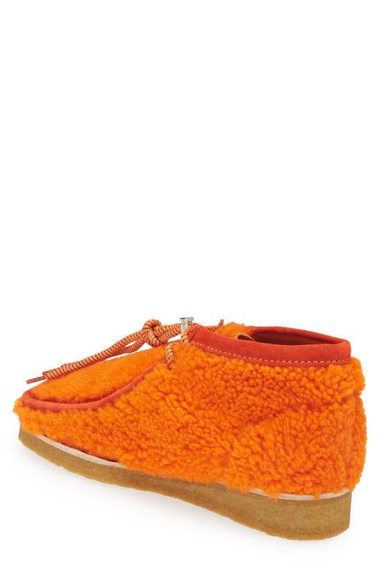 Clarks Originals Wallabee Boot Moncler 1952 Orange Shearling