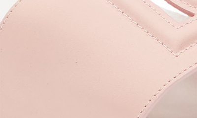 Shop Dolce & Gabbana Ciabatta Cutout Logo Slide Sandal In 80400 Rosa