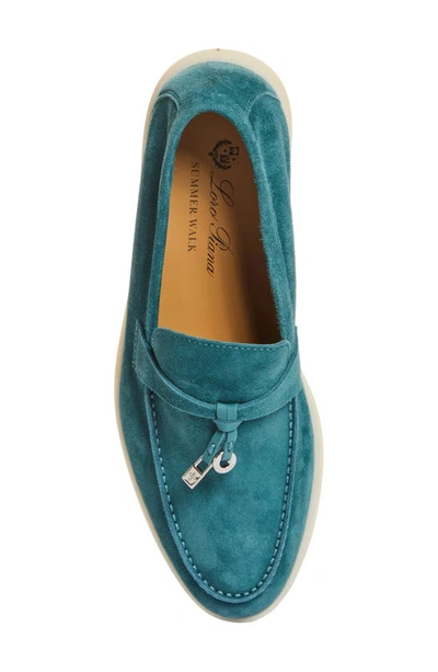 Shop Loro Piana Summer Charms Loafer In Fir Forest