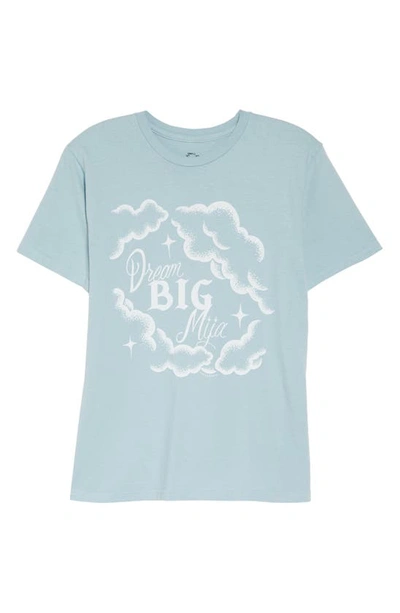 Shop Viva La Bonita Dream Big Mija Graphic Cotton Tee In Light Blue