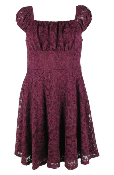 Zunie lace cheap skater dress