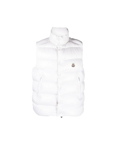 Shop Moncler White Tibb Quilted Gilet