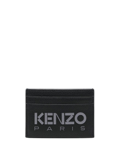 Shop Kenzo Card Holder In Black