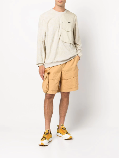 Nike Nsw Tech Pack Cargo Shorts In Yellow