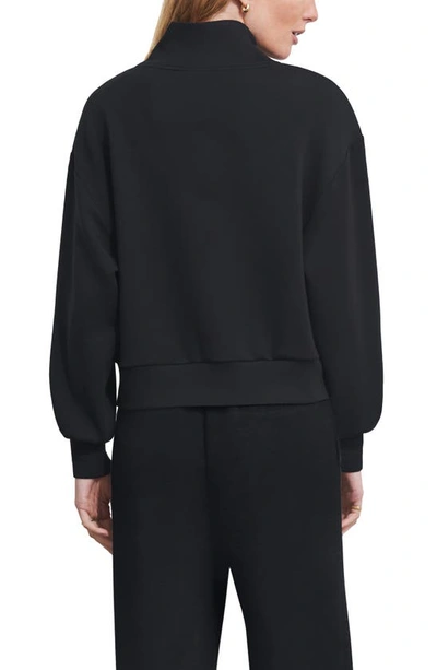Shop Varley Davidson Woven Sweatshirt In Black