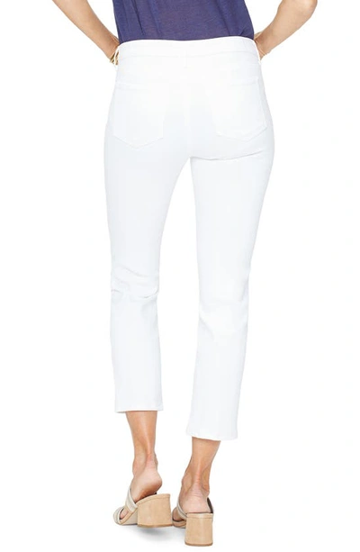 Shop Nydj Sheri High Waist Stretch Slim Ankle Jeans In Optic White
