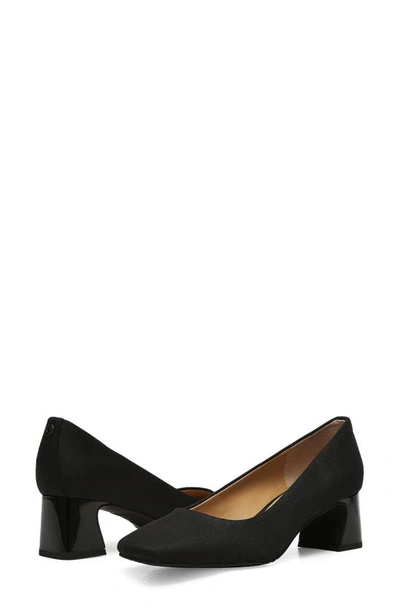 Shop Nydj Fay Block Heel Pump In Black