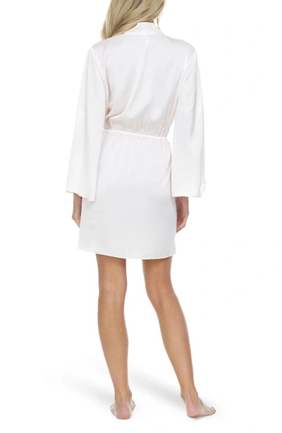 Shop Flora Nikrooz Ember Charmeuse Wrap In Antique Ivory