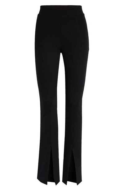 Commando Ceo Zip Hem Neoprene Pull-on Pants In Black