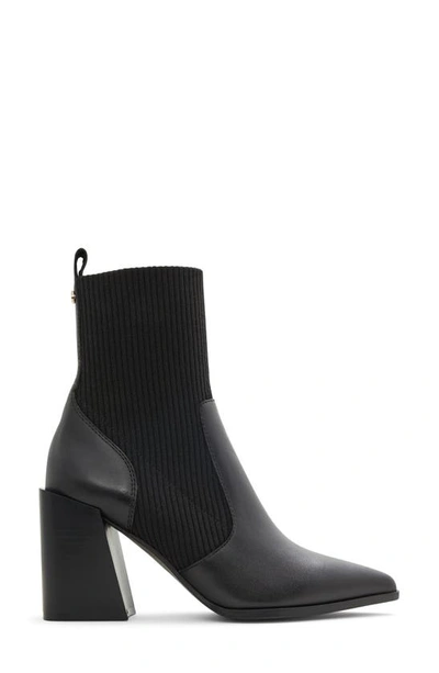 Shop Aldo Ganina Pointed Toe Bootie In Black