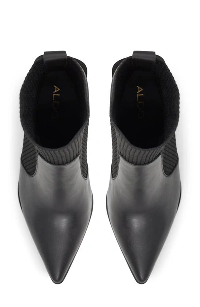 Aldo Ganina Pointed Toe Bootie In Black