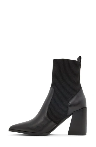 Aldo Ganina Pointed Toe Bootie In Black