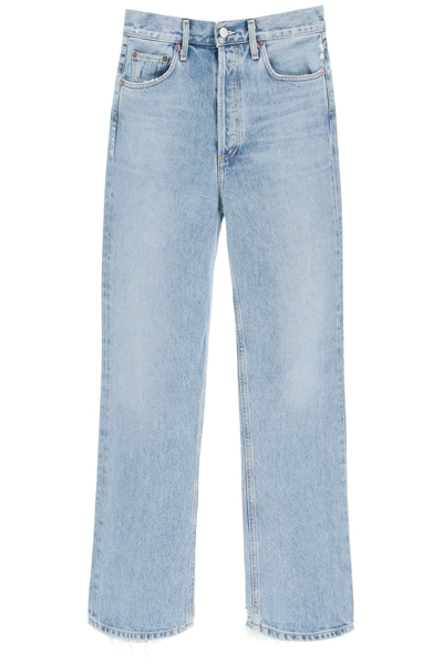 Shop Agolde Organic Denim High-waisted Jeans