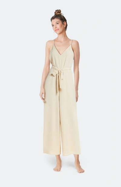 Shop Lightcodes V Neck Strappy Jumpsuit In Yellow