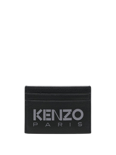 Shop Kenzo Card Holder Accessories In Black
