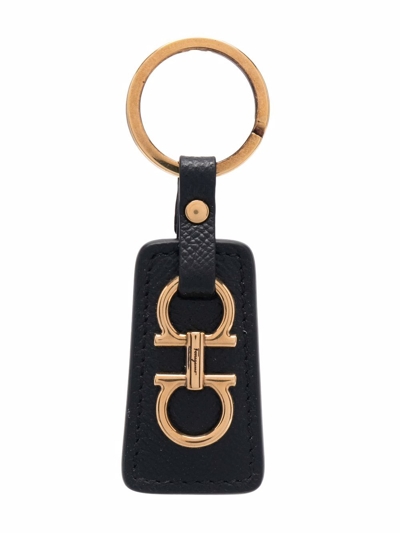 Shop Ferragamo Salvatore  Key Holder Accessories In Black