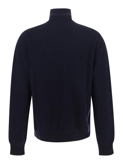 Shop Maison Margiela Crewneck Sweater In Blue