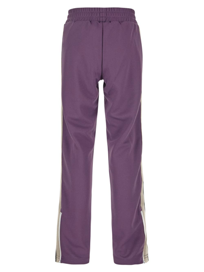 Shop Palm Angels Classic Track Pants In Purple