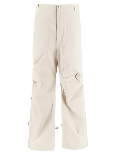 Shop Moncler Genius Sporty Trousers In Ivory