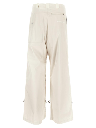 Shop Moncler Genius Sporty Trousers In Ivory
