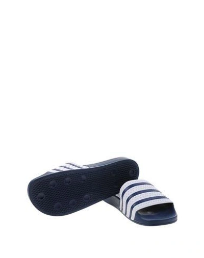 Shop Adidas Originals Adilette Man Sandals White Size 7 Rubber