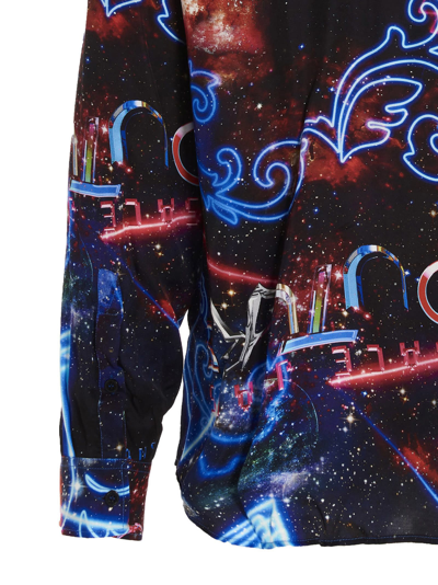 Shop Versace Jeans Couture Galaxy Couture Shirt In Multicolor