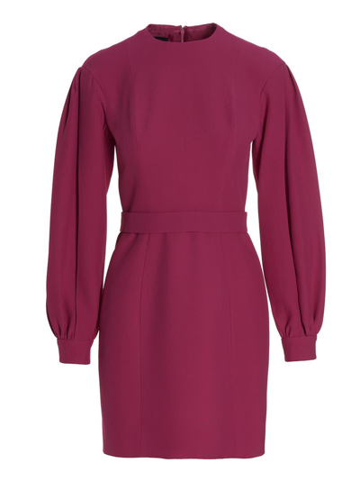 Shop Giovanni Bedin Cady Dress In Fuchsia