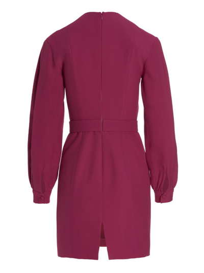 Shop Giovanni Bedin Cady Dress In Fuchsia