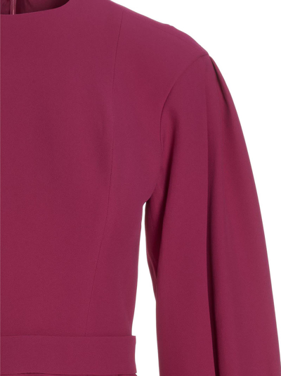 Giovanni Bedin Cady Dress In Fuchsia