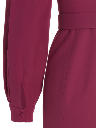 Giovanni Bedin Cady Dress In Fuchsia