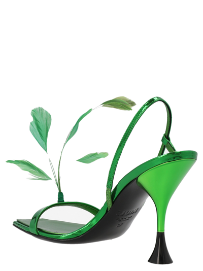 Shop 3juin Kimi Sandals In Green