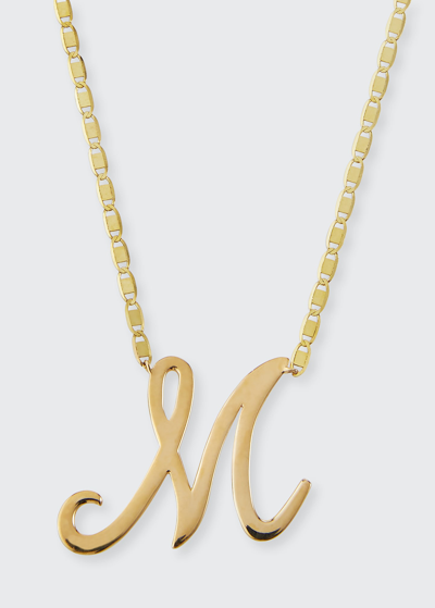 Shop Lana 14k Malibu Initial Necklace In Initial M