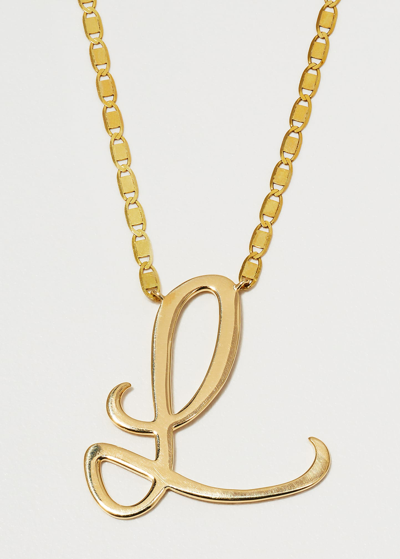 Shop Lana 14k Malibu Initial Necklace In Initial L