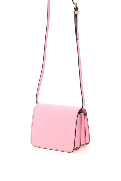 Shop Versace 'la Medusa' Crossbody Bag In Pink