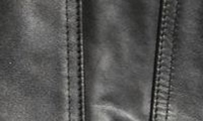 Schott Naked Cowhide Trucker Jacket In Black