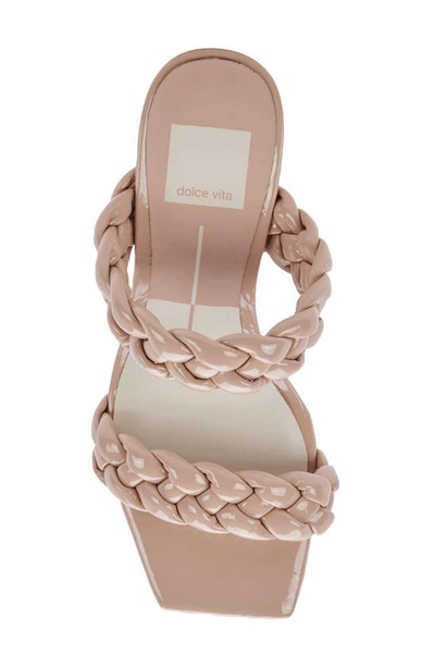 Shop Dolce Vita Paily Braided Sandal In Beige Patent Stella