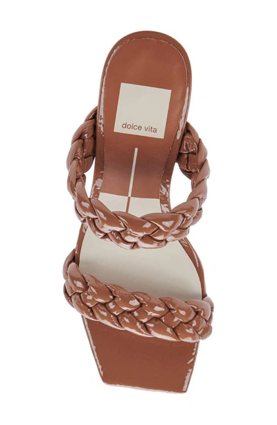 Shop Dolce Vita Paily Braided Sandal In Taupe Patent Stella