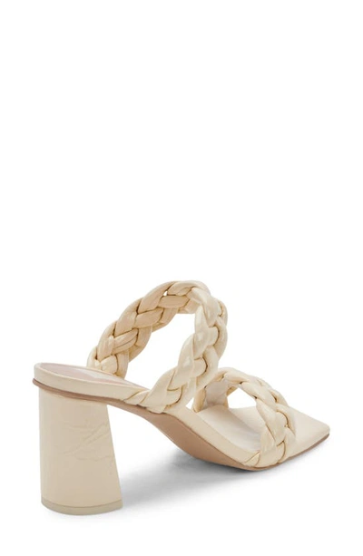 Shop Dolce Vita Paily Braided Sandal In Bone Patent Stella