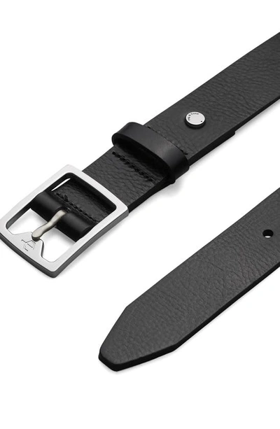 Rag & Bone Boyfriend Belt Leather, Black In Black