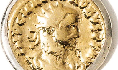 Shop Child Of Wild Aurelian Coin Pendant Necklace In Silver