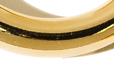 Child Of Wild Aubree Large Tube Hoop Earrings In Gold