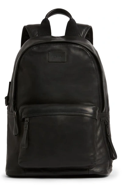 Allsaints Arena Leather Backpack In Black ModeSens