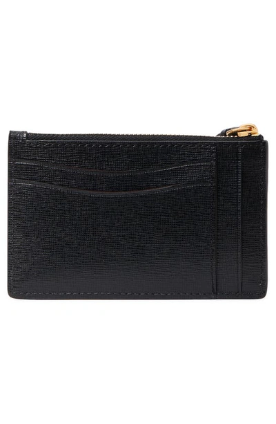 Kate Spade Morgan Saffiano Leather Coin Card Case Wristlet In Black