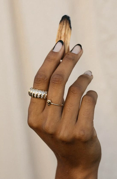 Child Of Wild The Parker Crystal Ring In Gold