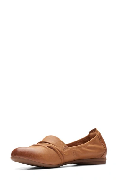 Shop Clarks Rena Way Flat In Tan