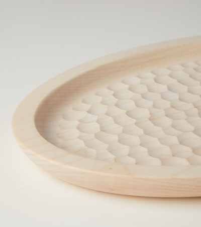 Zanat Touch Wooden Tray In Brw
